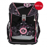 Школьный ранец 8405, расцветки Розовая панда,  ErgoFlex Buttons (800 гр.)