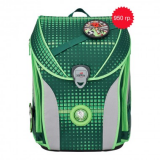 Школьный ранец 8408, расцветки Зеленое поле,  MAX Buttons (950 гр.)